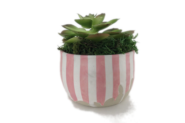 Striped Planter