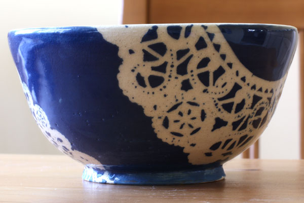 Doily Bowl Closeup